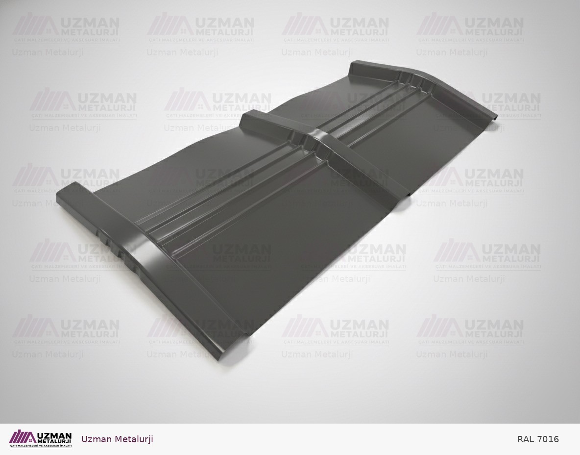 Anadolu–Adakaya Uyumlu Mahya — 3 Hadveli (50 cm) — RAL 7016