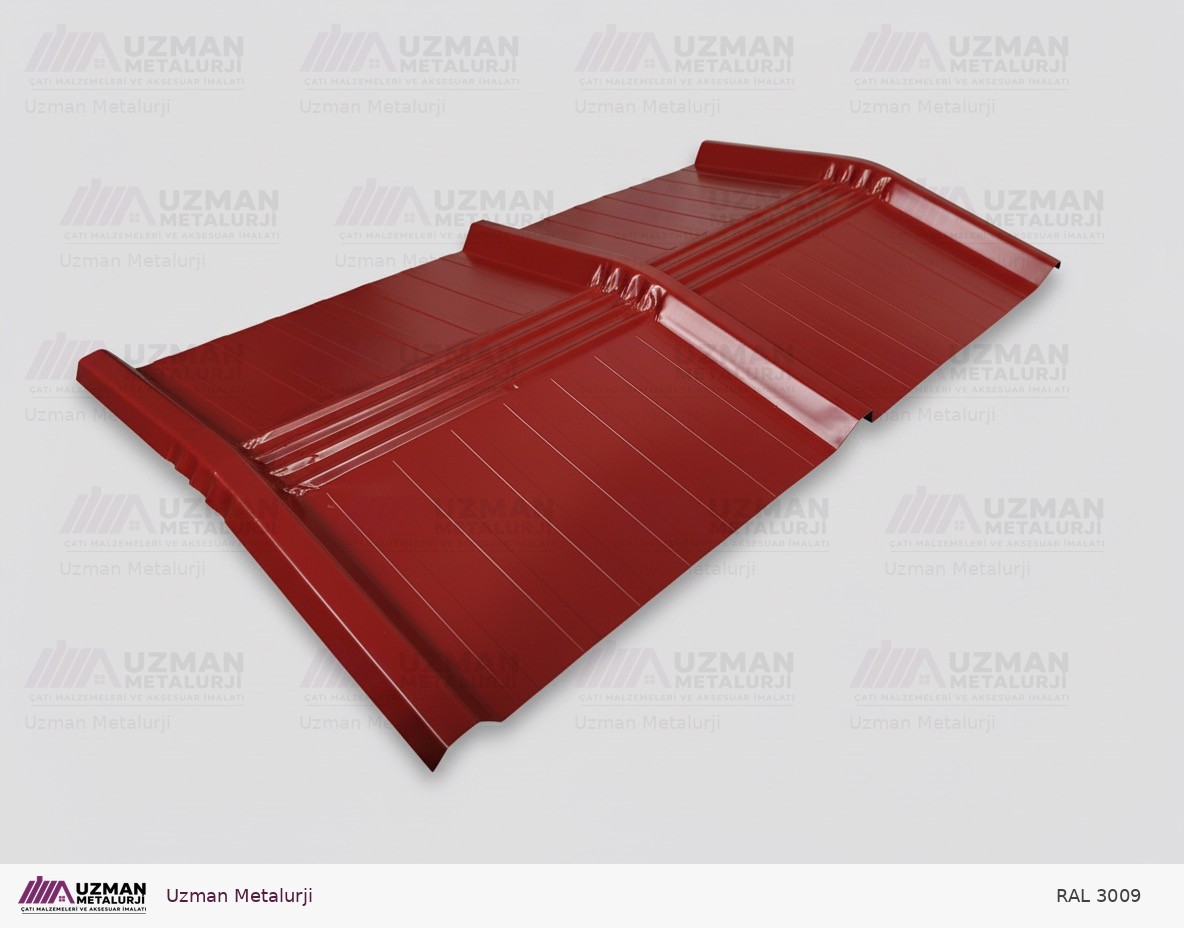 Sandviç Panel Mahyası — 3 Hadveli (60 cm) — RAL 3009
