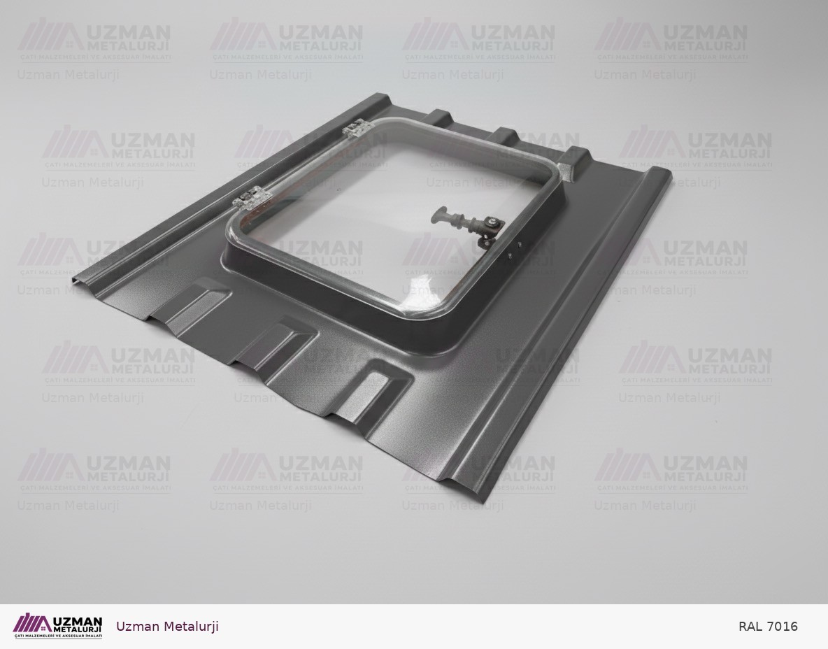 Trapez Uyumlu Çatı Çıkış Kapağı — RAL 7016